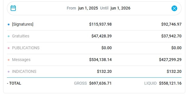 Earnings screenshot 4